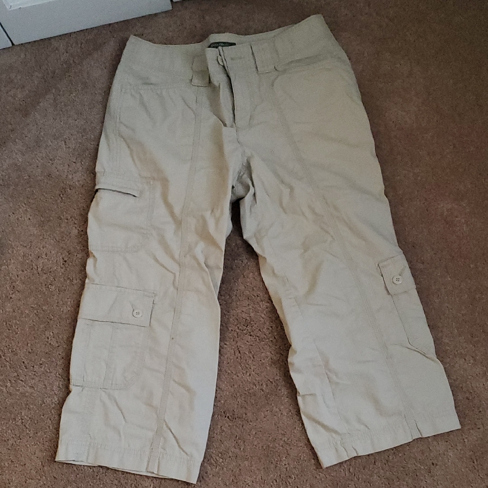 Women's Tan Cargo Pants